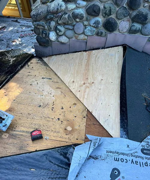 IKO Cambridge color Harvard Slate roof installation in Sedro Woolley 